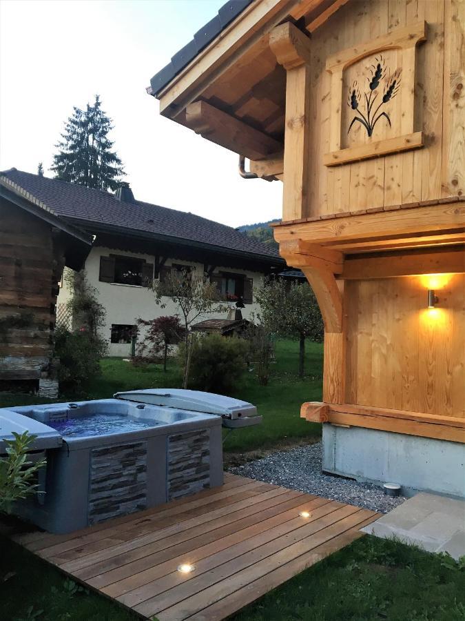 Chalet Luxe Les Melezes Samoëns Exteriör bild