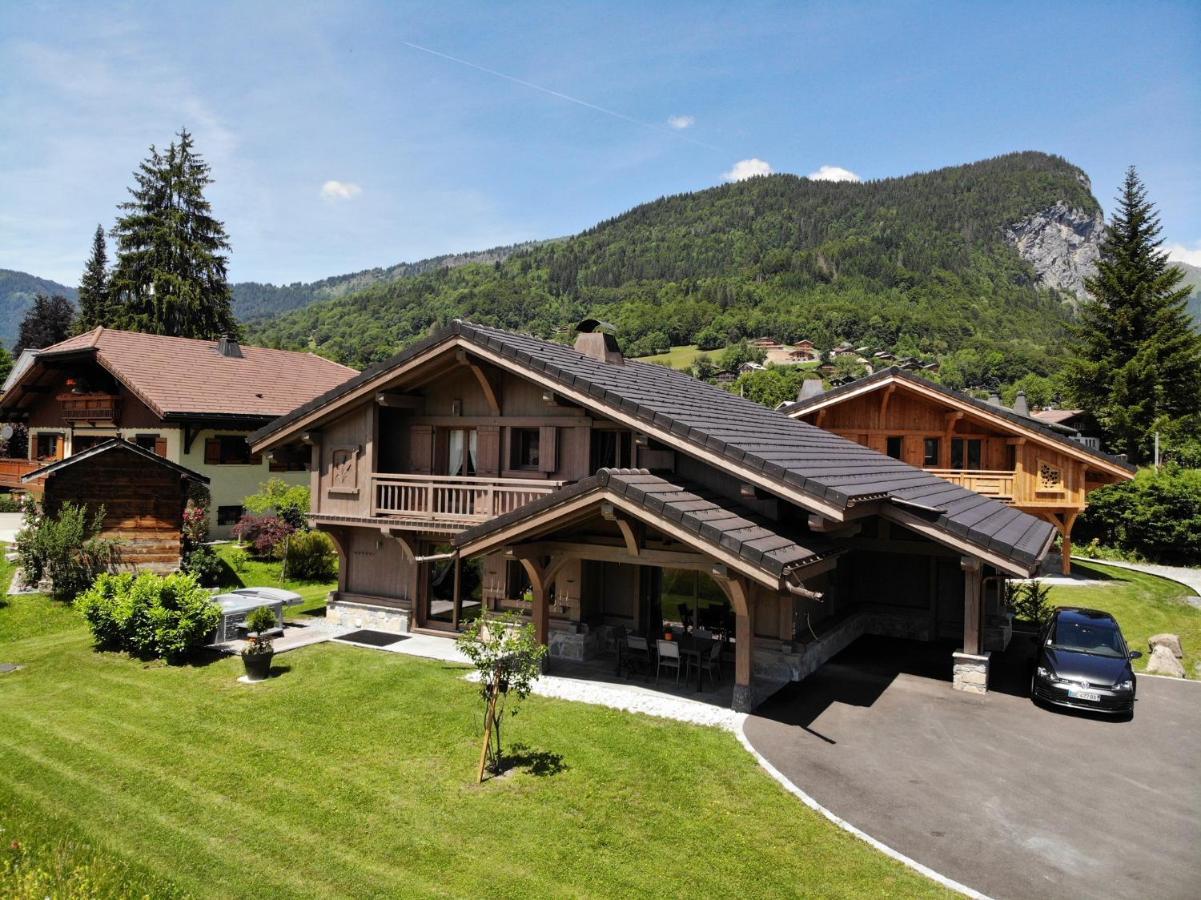 Chalet Luxe Les Melezes Samoëns Exteriör bild