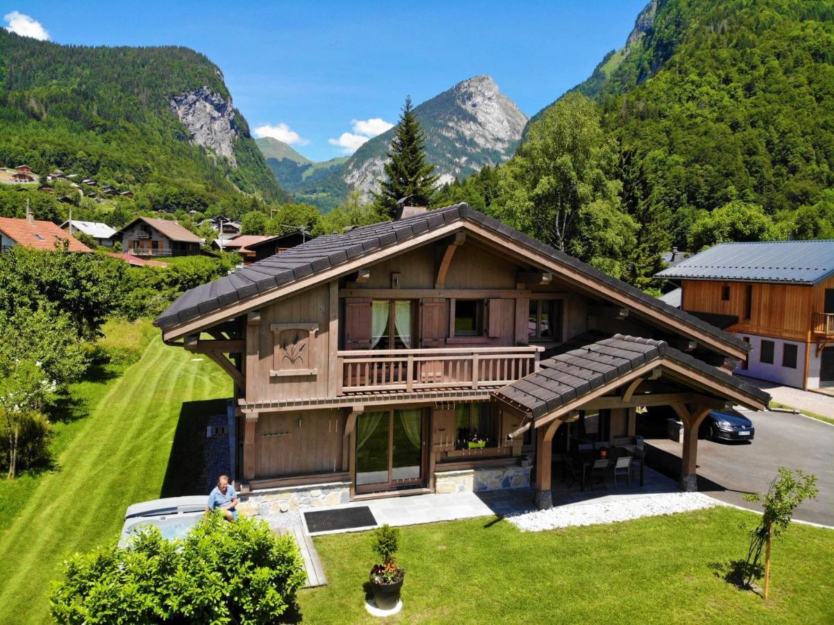 Chalet Luxe Les Melezes Samoëns Exteriör bild